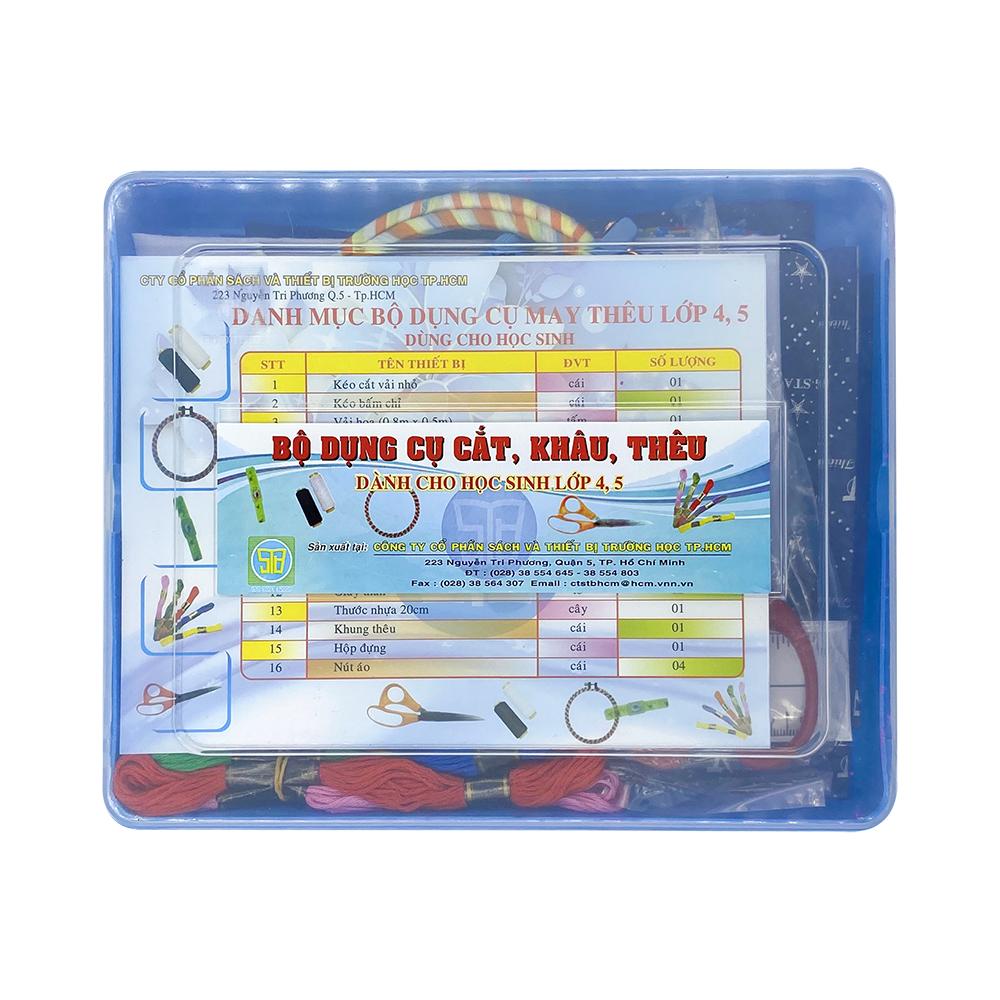 Bộ Dụng Cụ Cắt, Khâu, Thêu - Dành Cho Học Sinh Lớp 4,5 (Bộ Nhỏ)