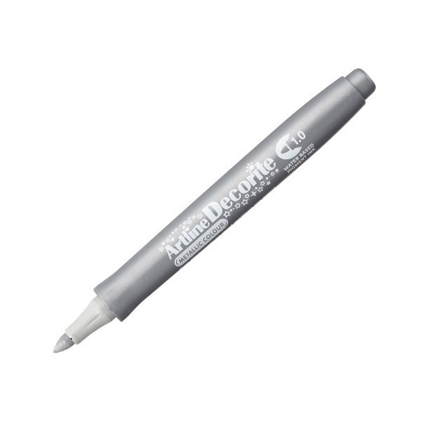 Bút Vẽ Màu Nổi - Artline Decorite 1.0mm (EDFM-1 SILVER)