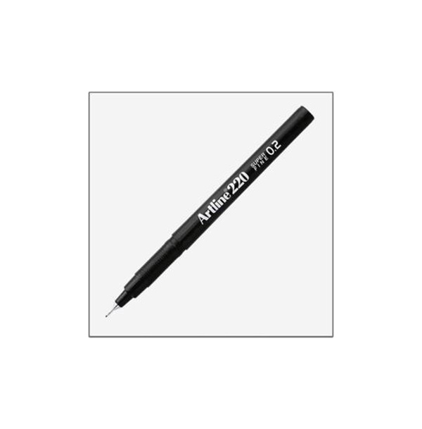 Bút Lông Kim Artline Ek-220 0.2mm (Màu Đen)