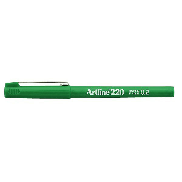 Bút Lông Kim Artline EK-220GR, Lục, 0.2mm