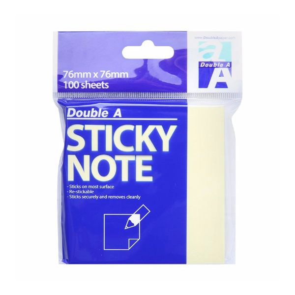 Giấy Note Double A (3in x 3in) (76x76 mm)