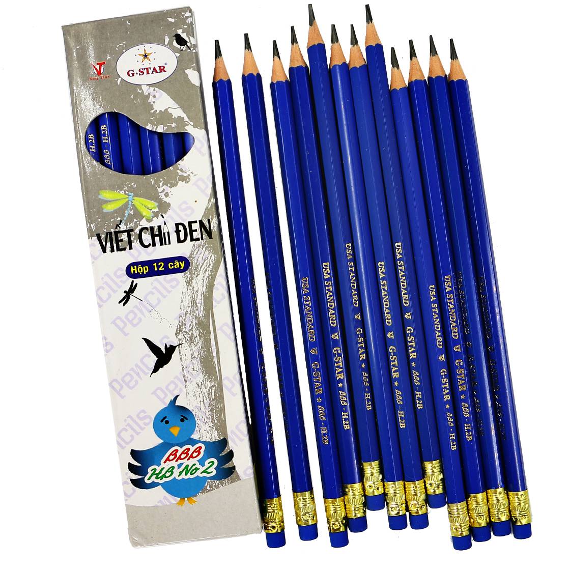 Bút Chì Đen Dẻo G-Star BBB - H2B