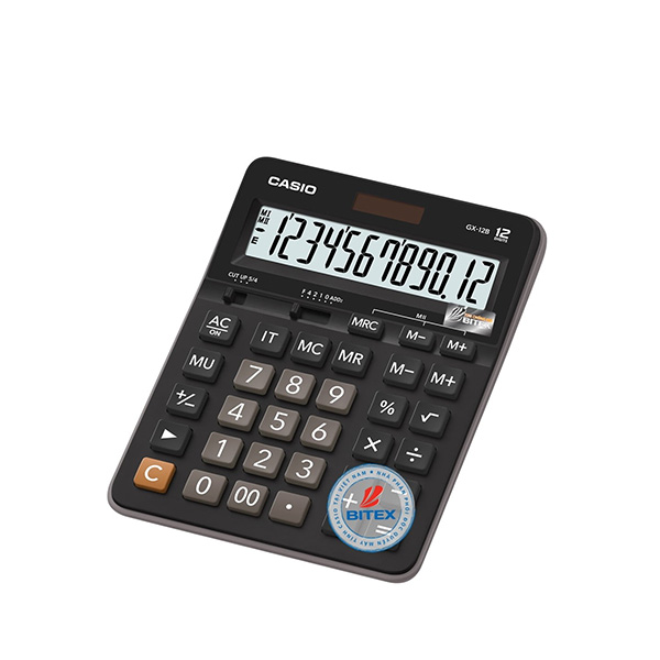 Máy Tính Casio GX-12B-BK