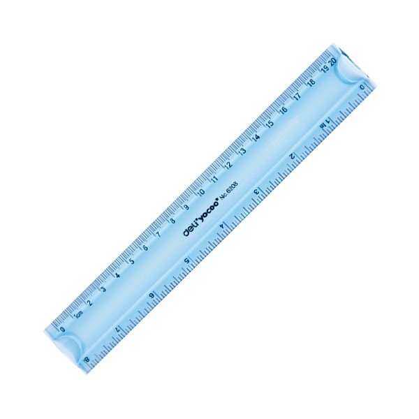 Thước Nhựa Dẻo 20cm - Deli 6208