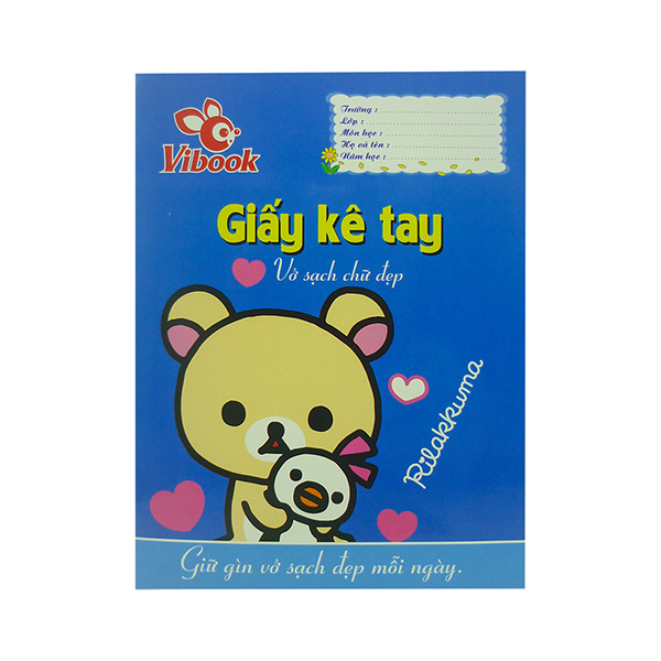 Bìa Kê Tay Vở Đẹp Vibook