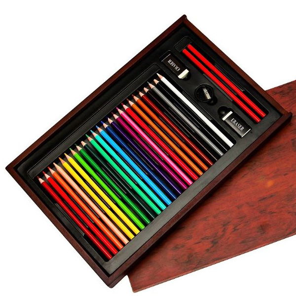 Bút Màu Hộp Gỗ MS-30W Colormate