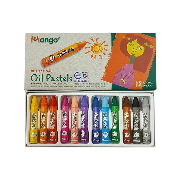 Bút Sáp Dầu Mango Lục Giác BSD-12MLG