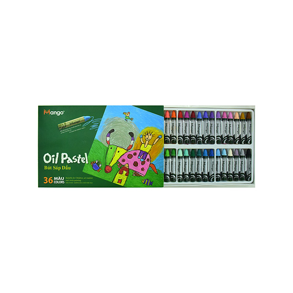 Bút Sáp Dầu Lục Giác Mango BSD36ML-2 (36 Màu)