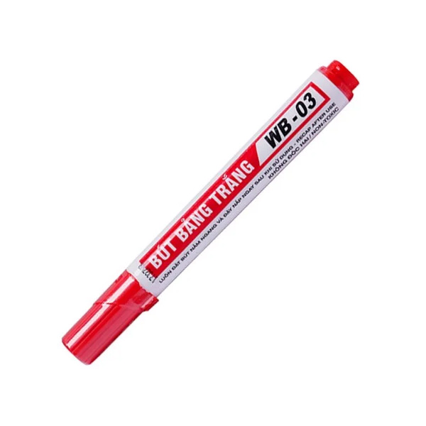 Bút Lông Bảng WB-03 Đỏ Hộp 10