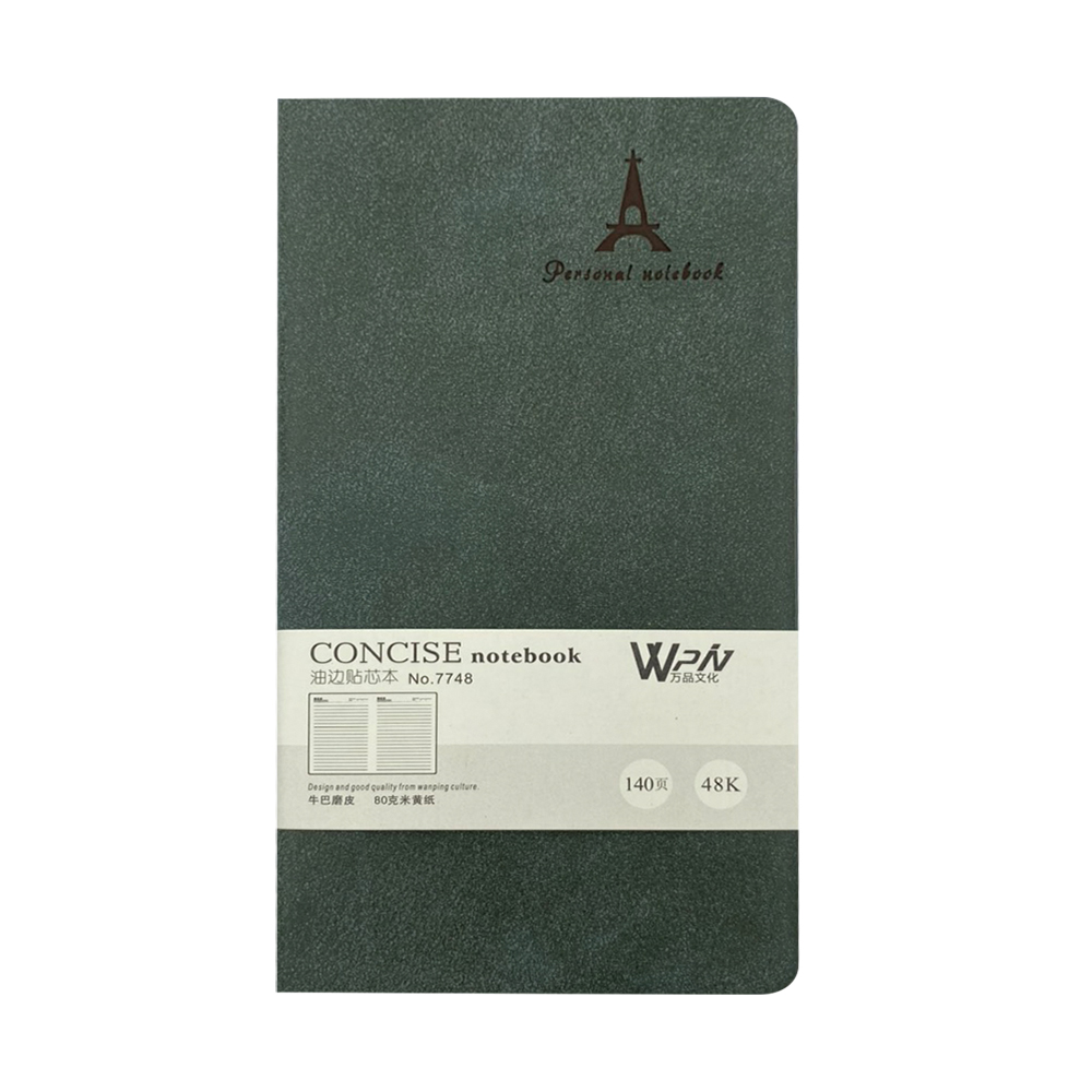 Sổ Tay Da Mịn CONCISE 7748 (Màu Xanh Rêu)