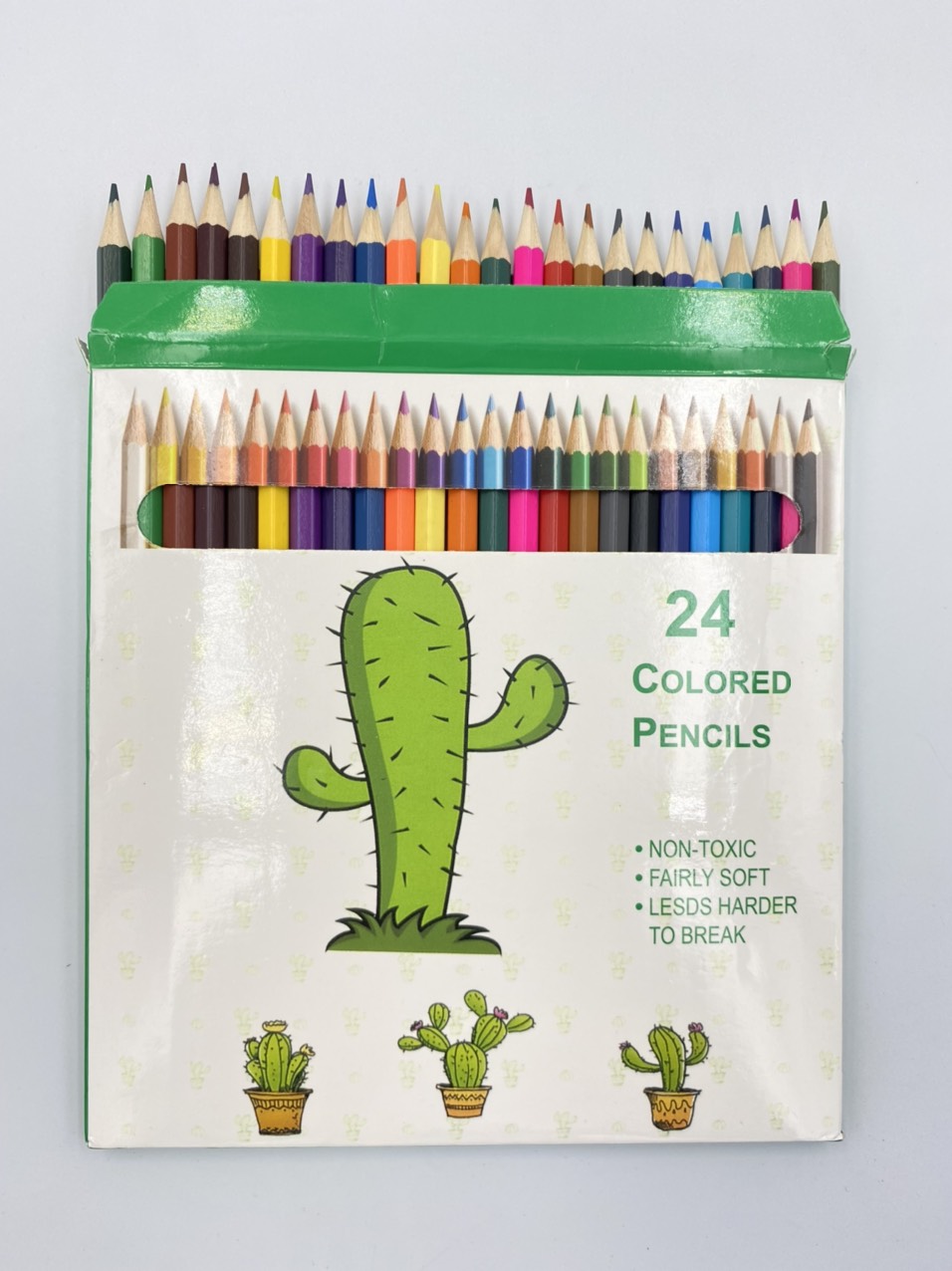 Bút Chì Màu Colored Pencils Xương Rồng 24M