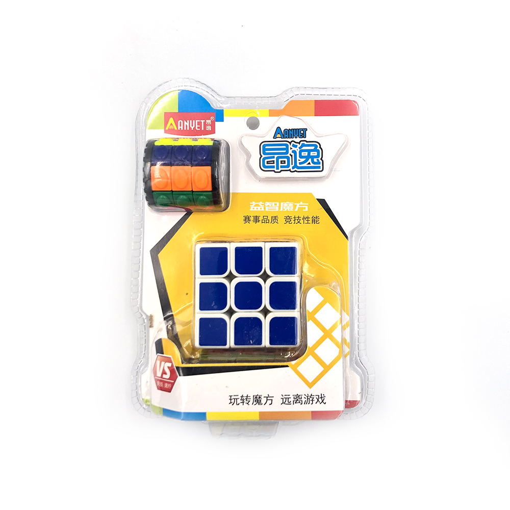 Rubic 9009 9 Ô Thông Minh + Bánh Xe Rubic Tròn