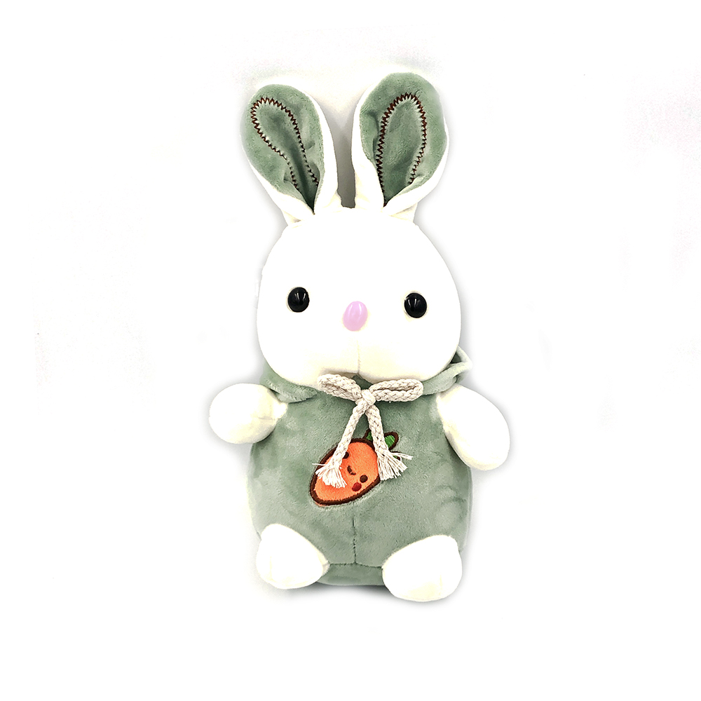 Thú Nhồi Bông Thỏ Hoodie (22cm)