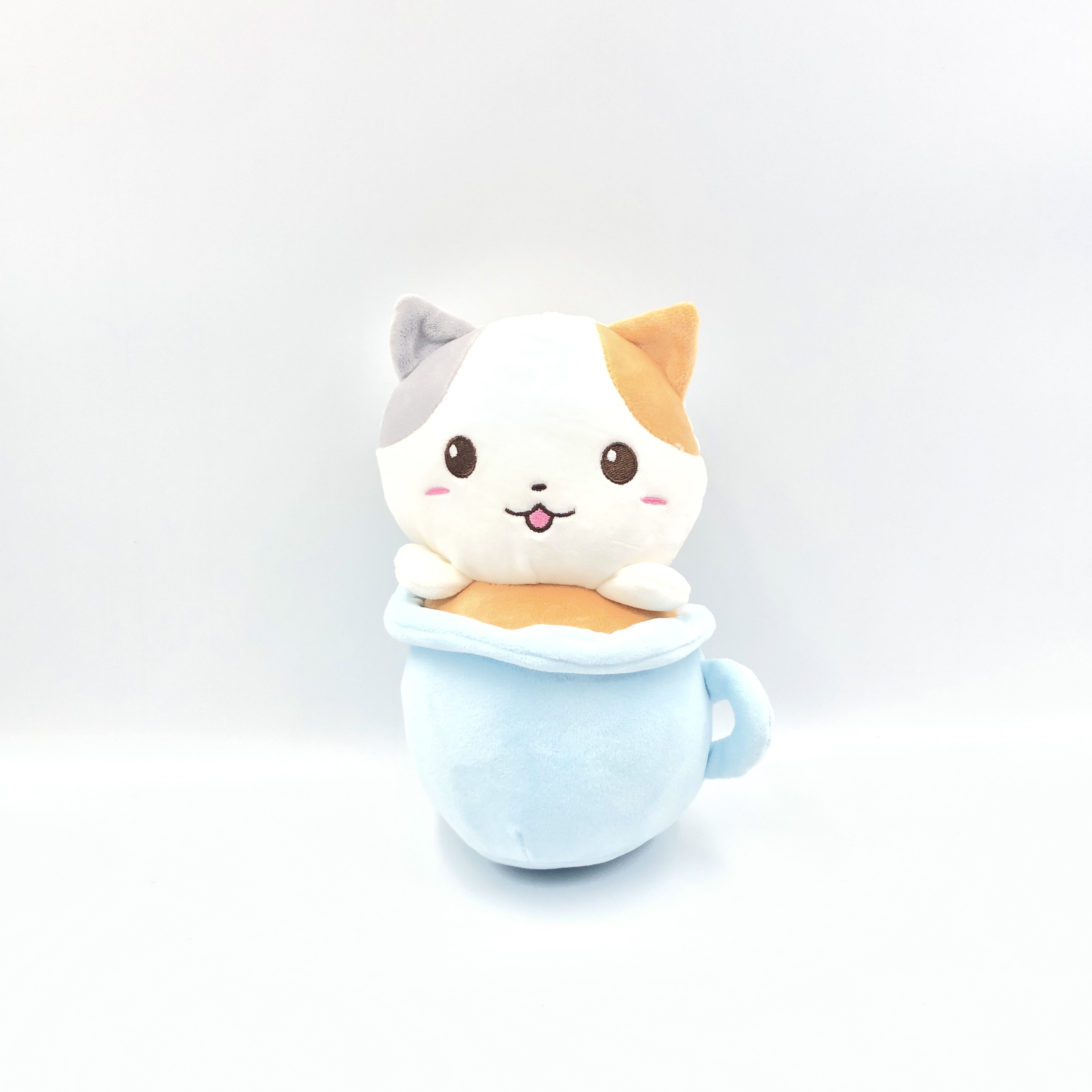 Thú Nhồi Bông Mèo Trong Ly (22cm)