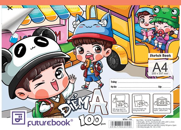 Tập Vẽ Mỹ Thuật A4 Futurebook MTA4-113 (120gms)