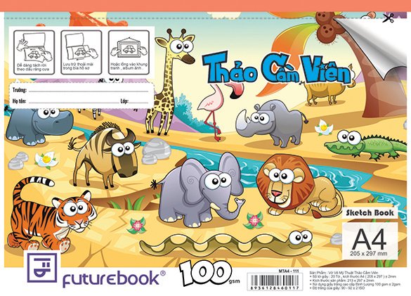 Tập Vẽ Mỹ Thuật A4 Futurebook MTA4-113 (120gms)