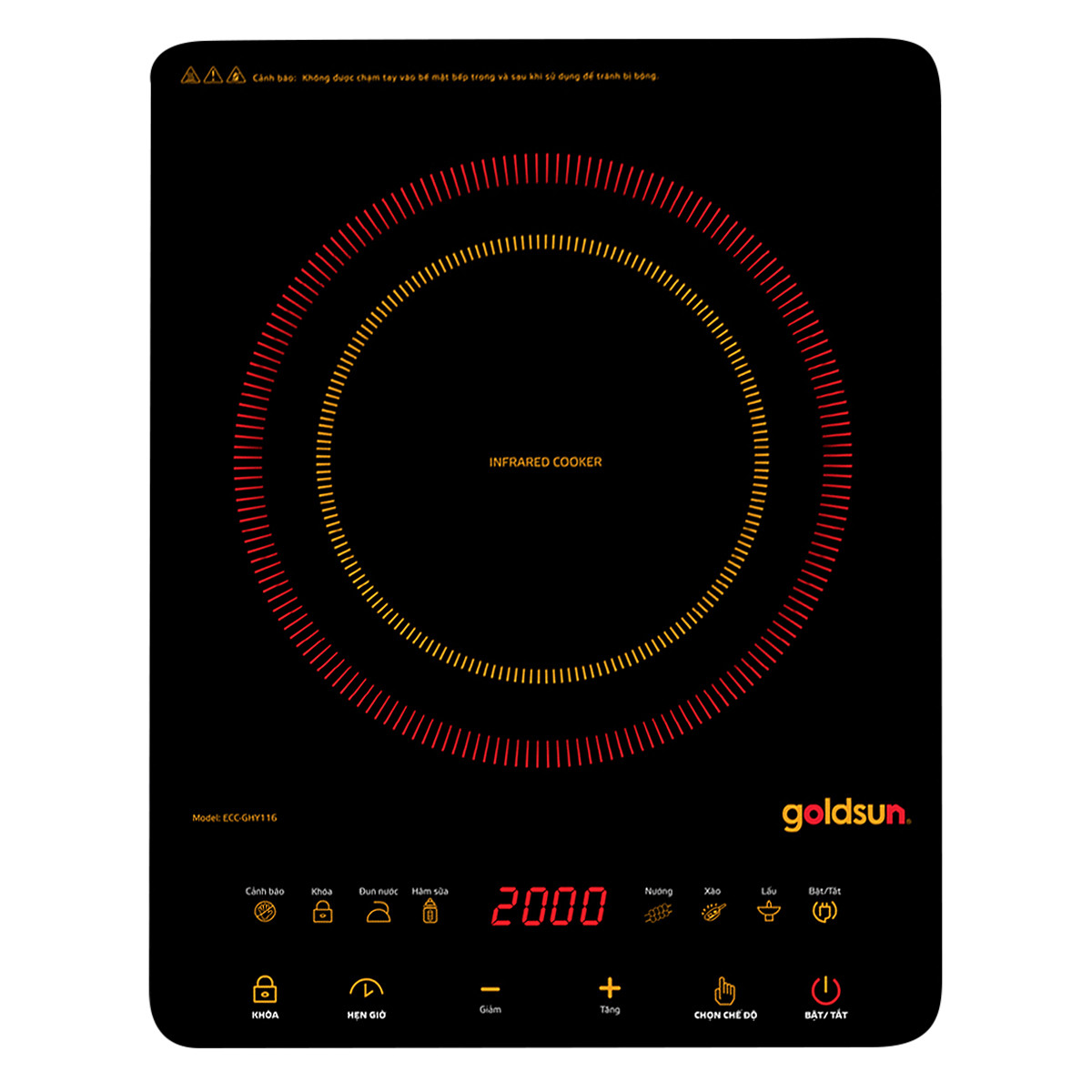 Bếp hồng ngoại Goldsun ECC-GHY116