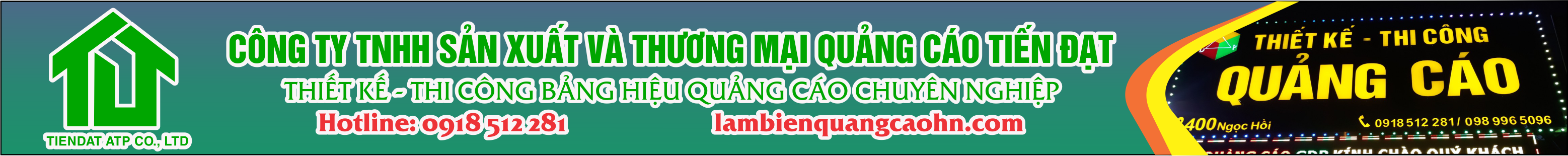 quảng cáo tiến đạt