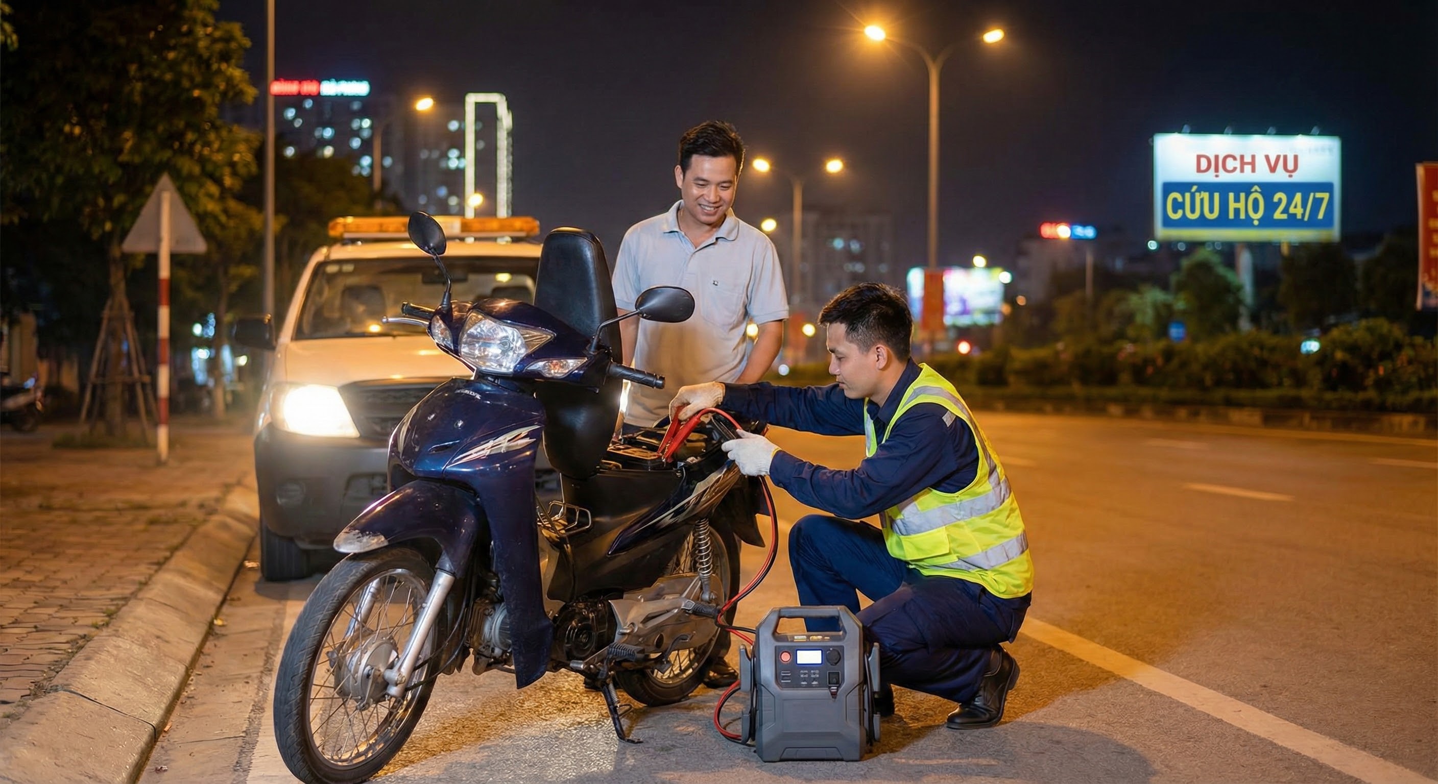 Cứu Hộ Xe Máy - Xe Điện Hải Phòng 24/7 | Xe Điện Đức Quảng | Xe Đức Quảng Hải Phòng