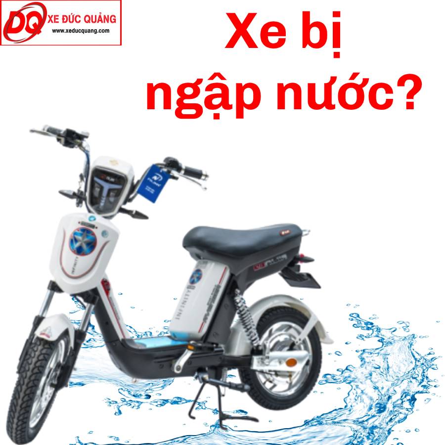 CÁCH XỬ LÝ XE ĐẠP ĐIỆN KHI BỊ NGẬP NƯỚC