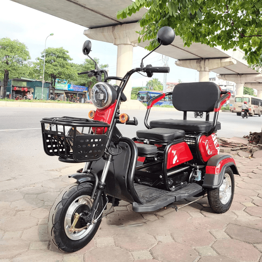 Xe Điện 3 Bánh - Món Quà Tuyệt Vời Dành Cho Người Già, An Toàn Nhất