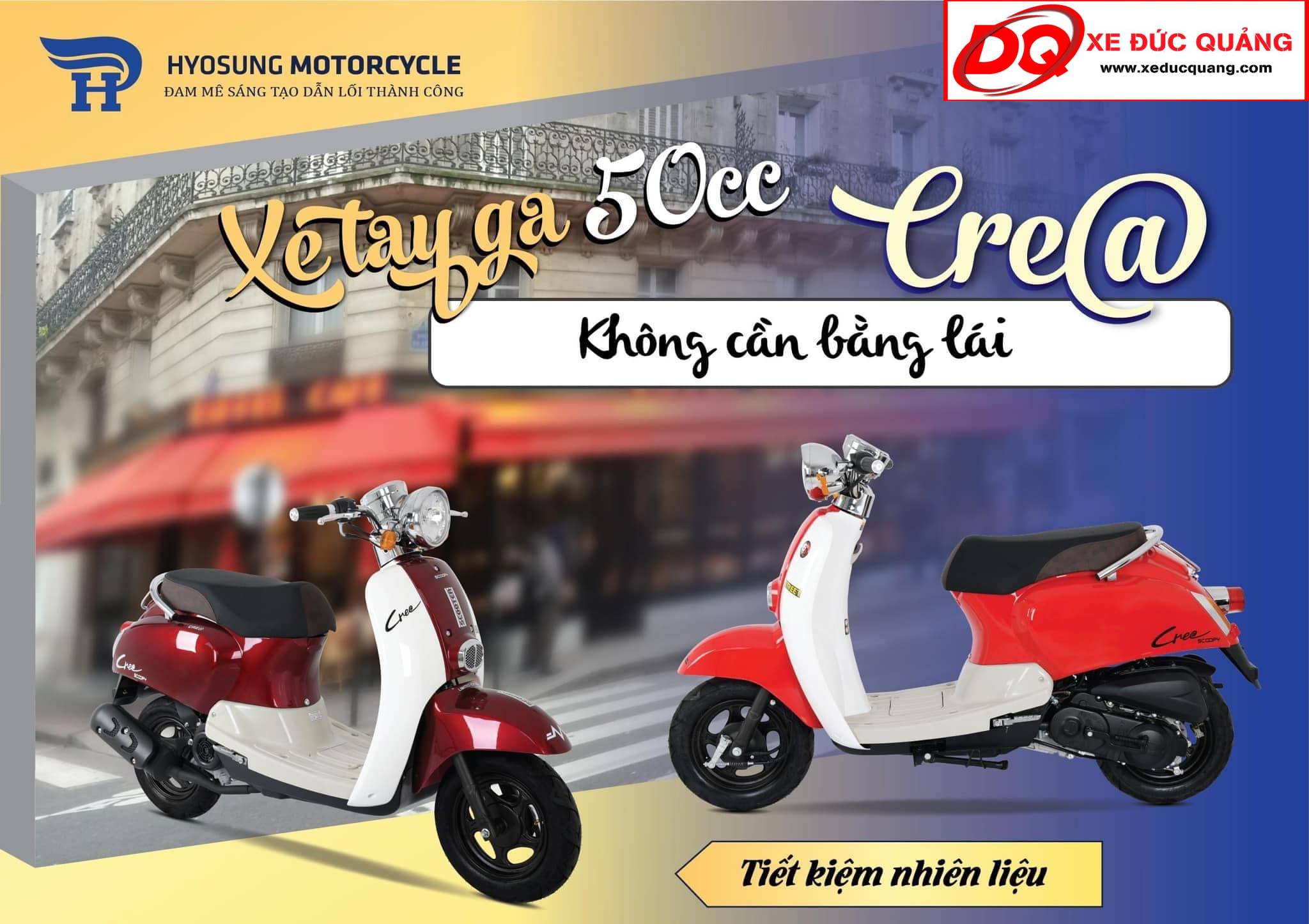 xe crea hyosung 50cc tại hải phòng