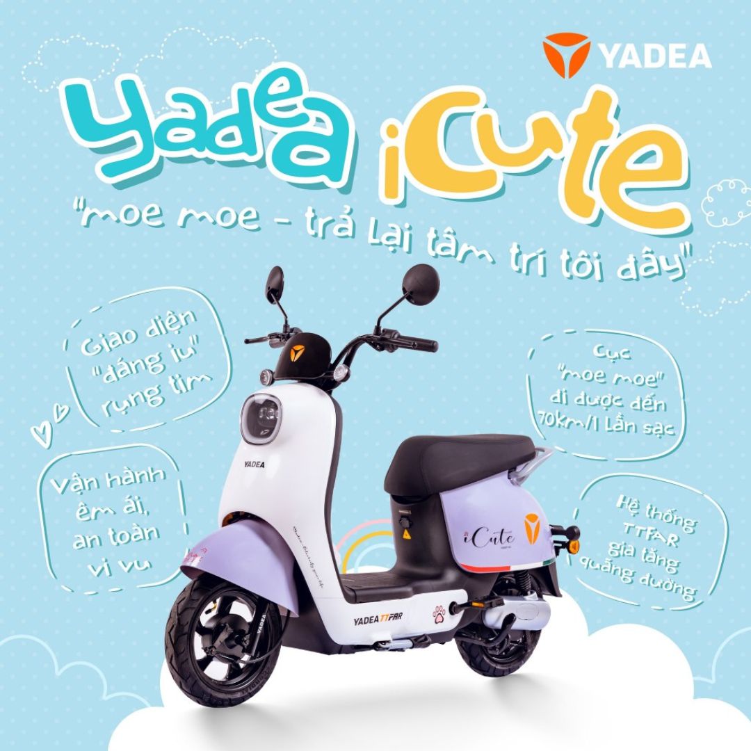 Xe Điện Yadea Icute 2025
