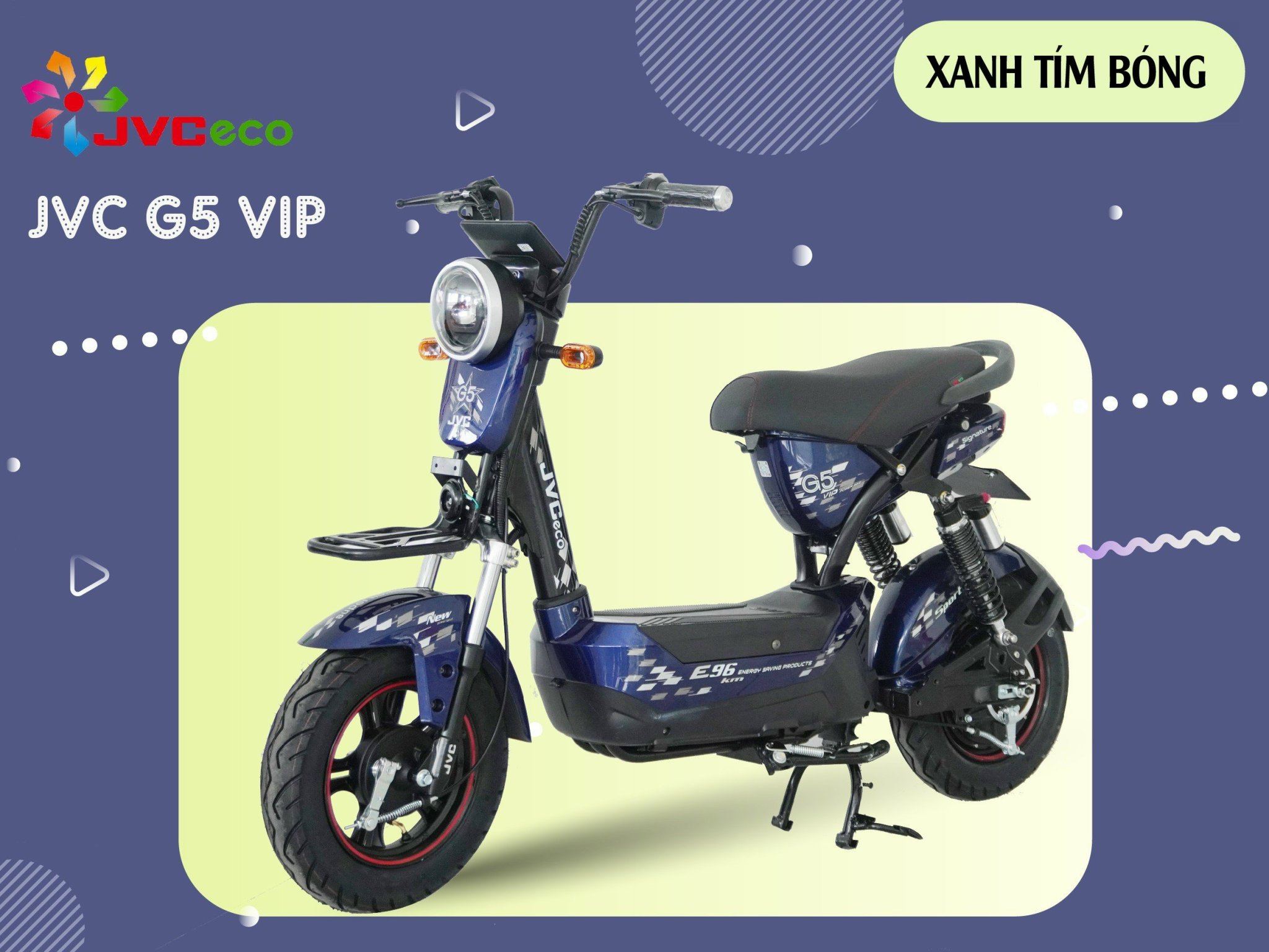 XE ĐẠP ĐIỆN JVC G5 CHILL 2025