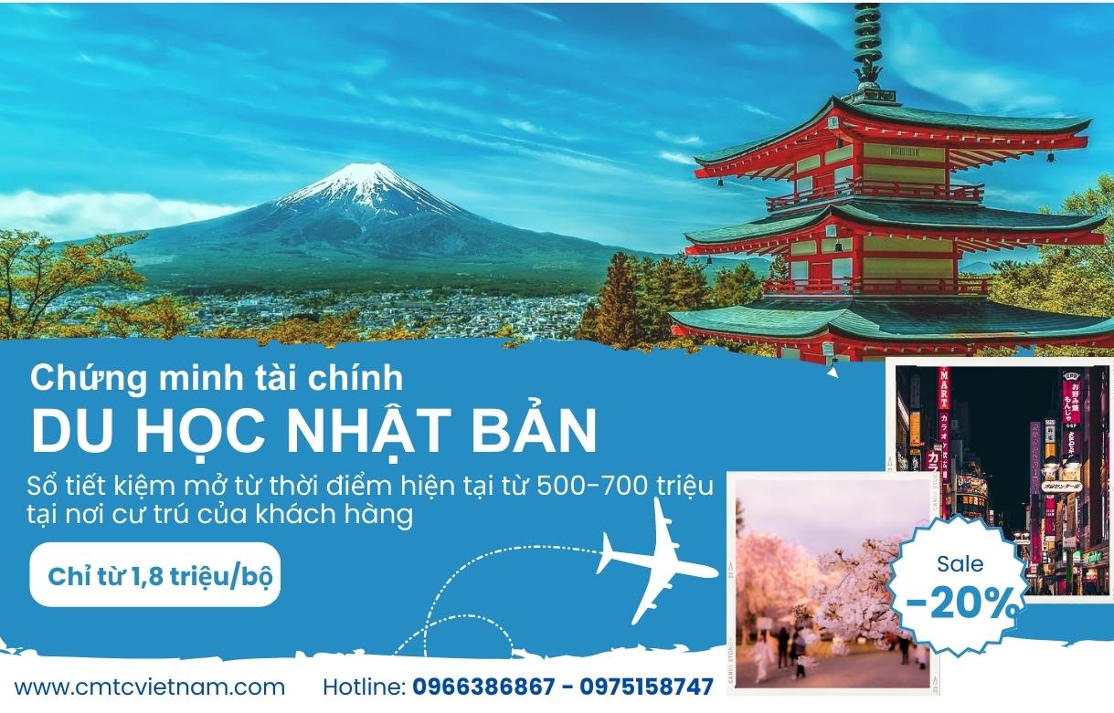 Chứng minh tài chính du học Nhật Bản