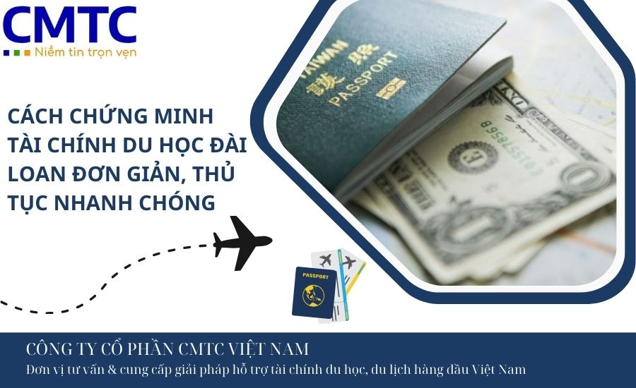 cách chứng minh tài chính du học Đài Loan