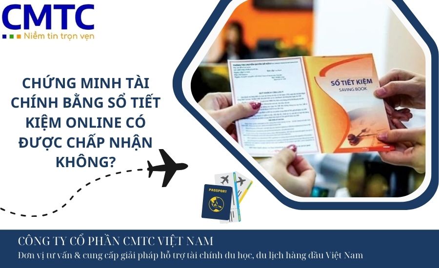 chứng minh tài chính bằng sổ tiết kiệm online