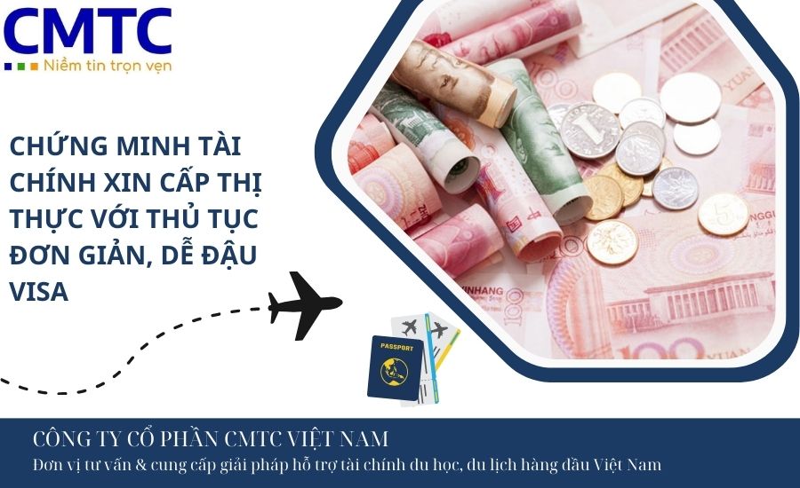 Chứng minh tài chính xin cấp thị thực