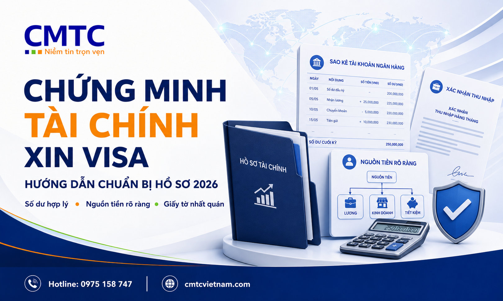 Dịch vụ chứng minh tài chính xin visa