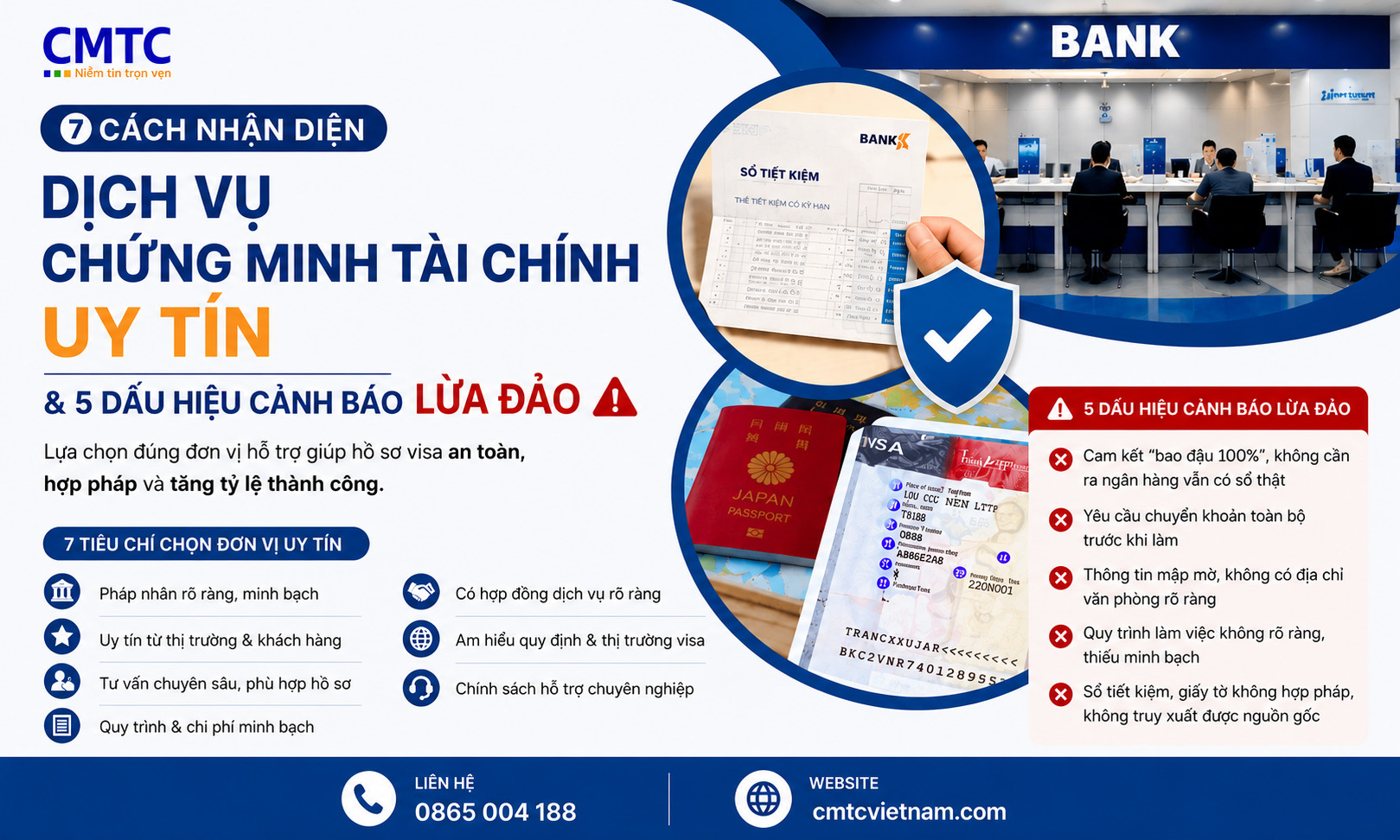 Cách Nhận Diện Dịch Vụ Chứng Minh Tài Chính Uy Tín: 7 Tiêu Chí Quan Trọng Và 5 Dấu Hiệu Cảnh Báo Lừa Đảo