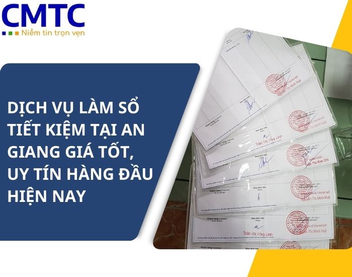 Dịch vụ làm sổ tiết kiệm tại An Giang