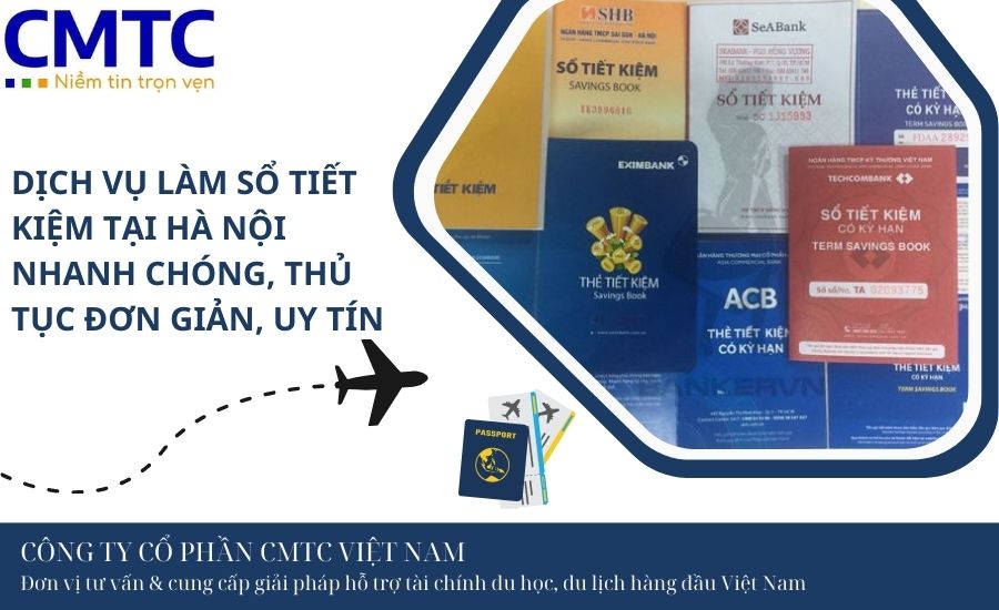 Dịch vụ làm sổ tiết kiệm tại Hà Nội