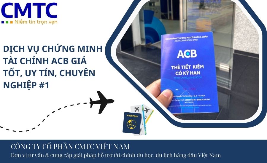 Dịch vụ chứng minh tài chính ACB