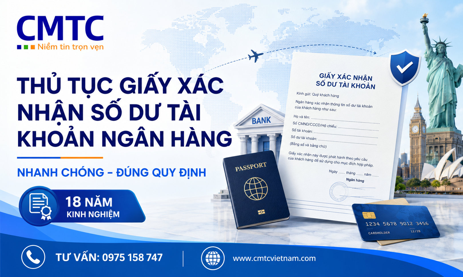 Thủ tục & Chi phí làm Giấy xác nhận số dư tài khoản tại ngân hàng