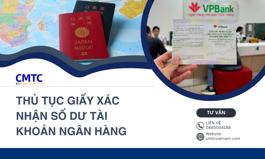 Thủ tục & chi phí làm giấy xác nhận số dư tài khoản tại ngân hàng