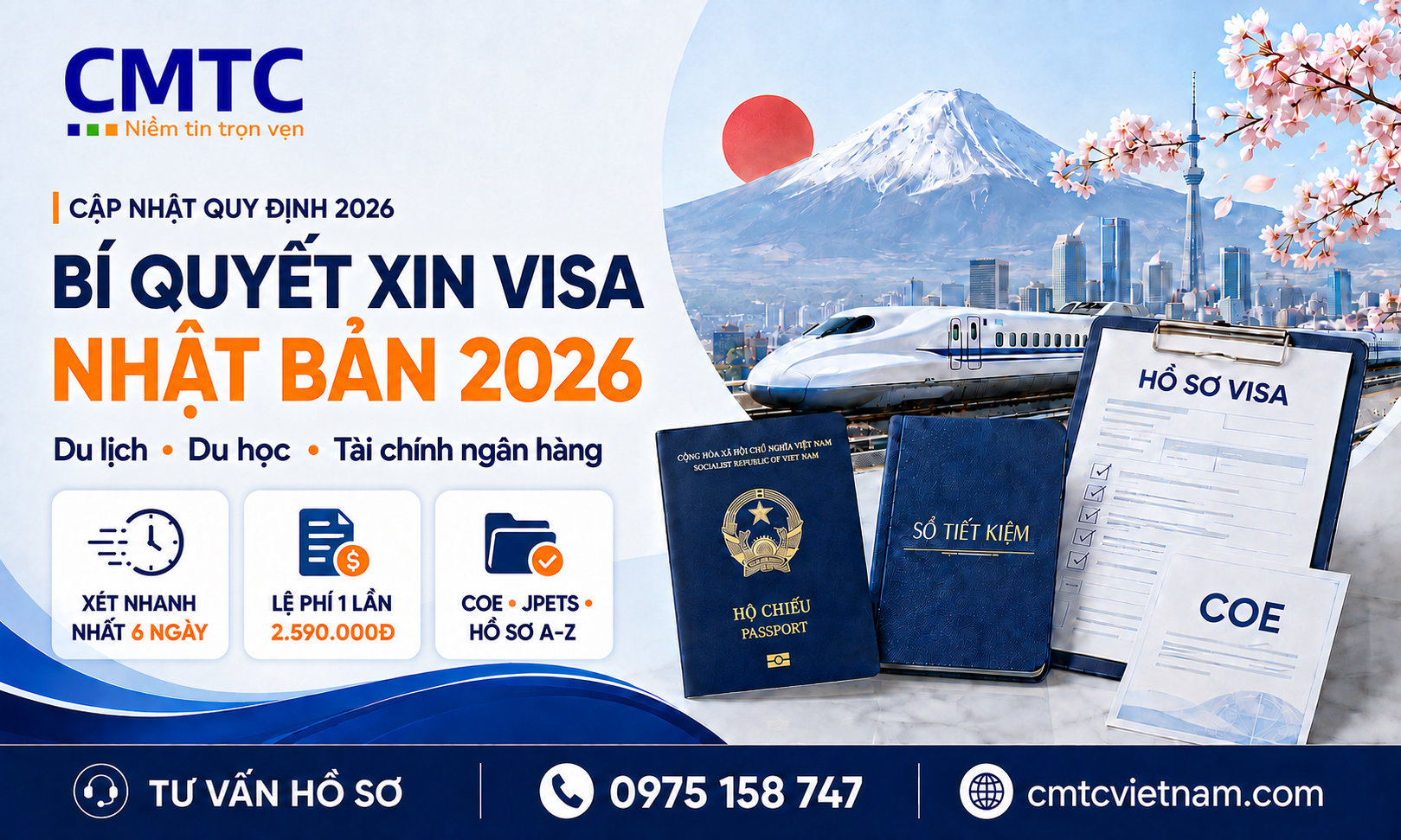Bí quyết xin visa Nhật Bản 2026: Hồ sơ và tài chính