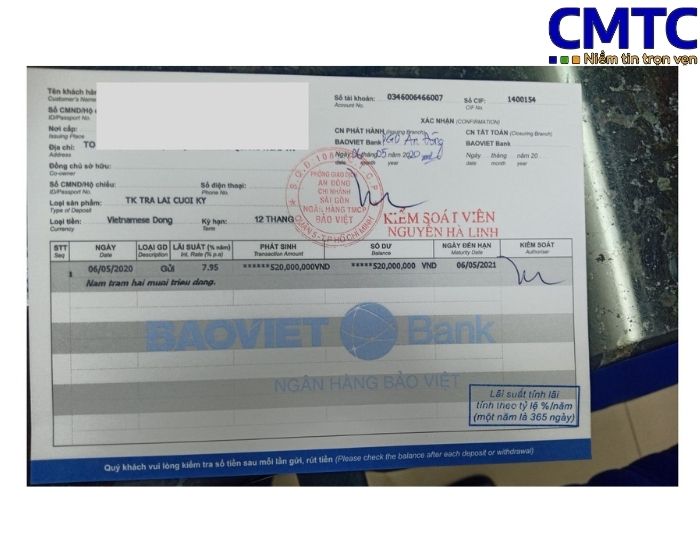 Một số yêu cần về dịch vụ làm sổ tiết kiệm tại Bình Thuận  để xin visa