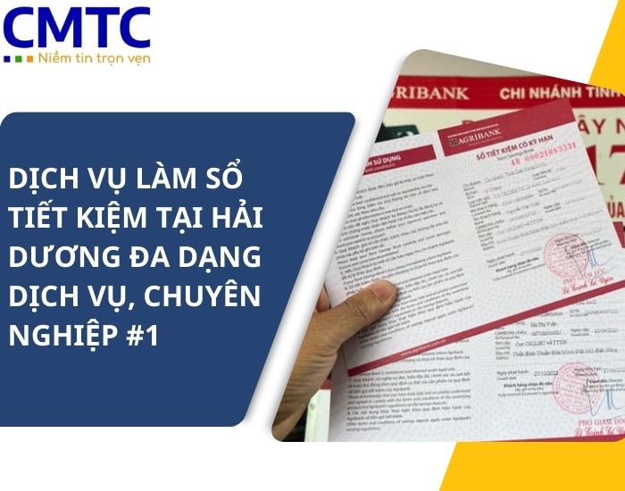 Dịch vụ làm sổ tiết kiệm tại Hải Dương