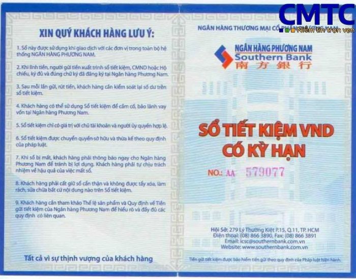 Làm sổ tiết kiệm lùi ngày tại CMTC Việt Nam là gì?