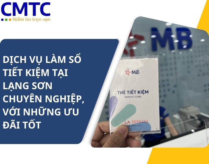 Dịch vụ làm sổ tiết kiệm tại Lạng Sơn
