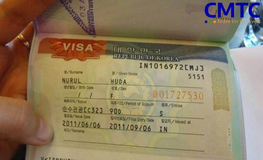 Một số loại visa du lịch Hàn Quốc