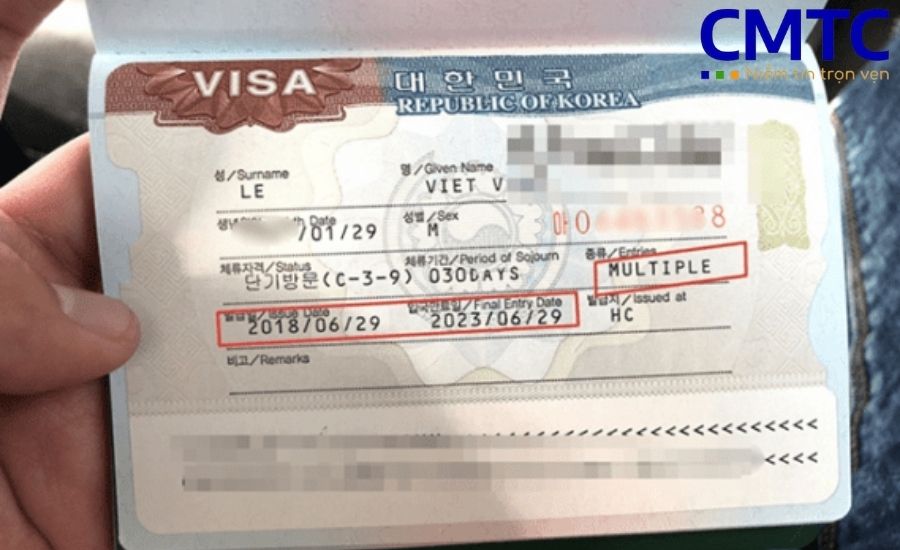 Hồ sơ xin visa du lịch Hàn Quốc ngắn hạn