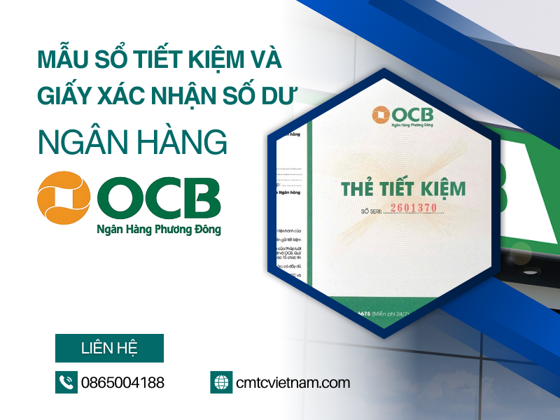 Mẫu sổ tiết kiệm OCB