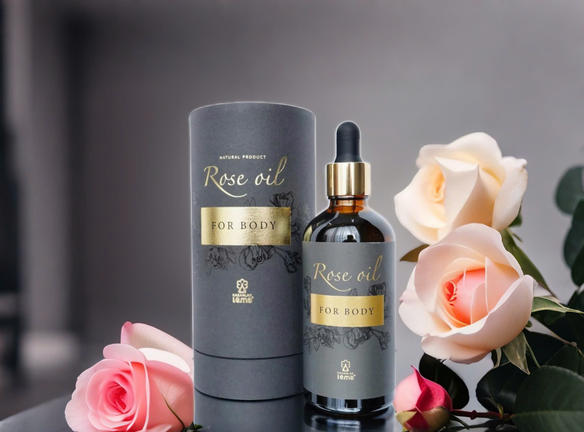 Dầu dưỡng thể Lema, body oils, Rose oil for body