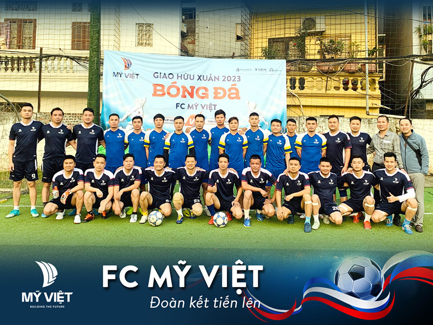 FC MỸ VIỆT GIAO HỮU ĐÁ BÓNG KHAI XUÂN 2023