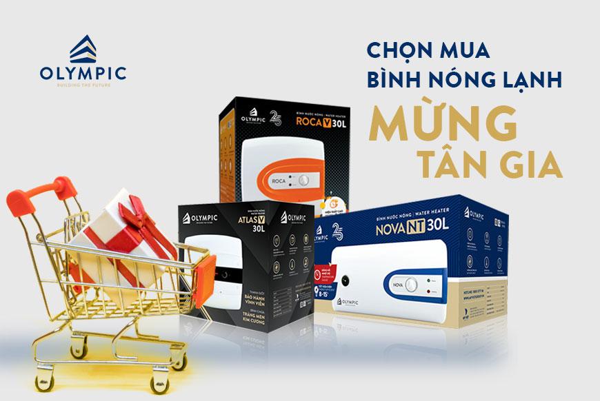 Kinh nghiệm chọn mua bình nóng lạnh tân gia